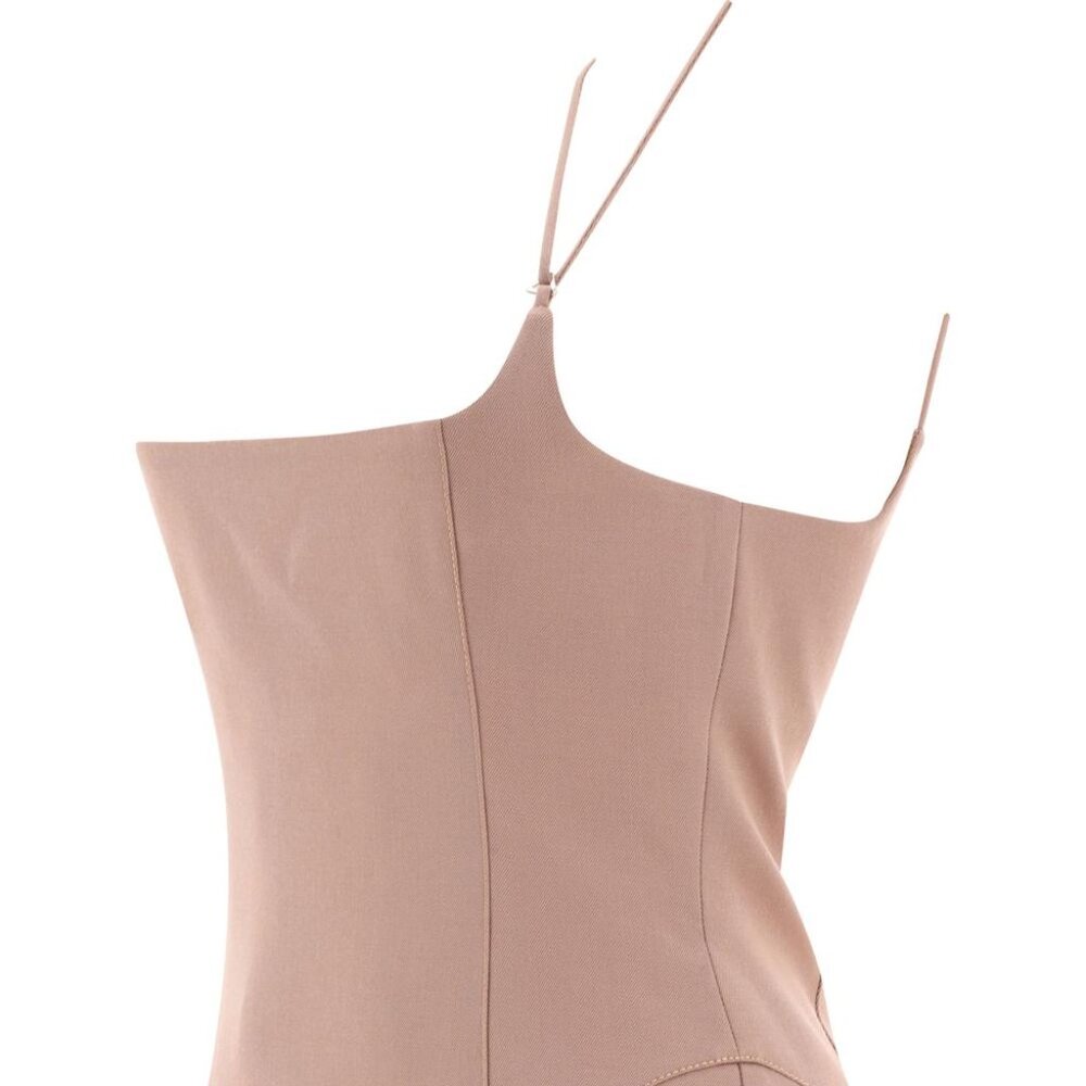 The Attico Gabardine Midi Dress tag size 40 Women - Picture 3 of 4